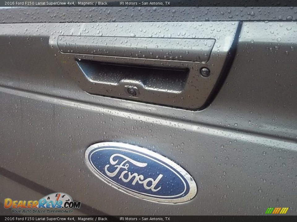 2016 Ford F150 Lariat SuperCrew 4x4 Magnetic / Black Photo #27