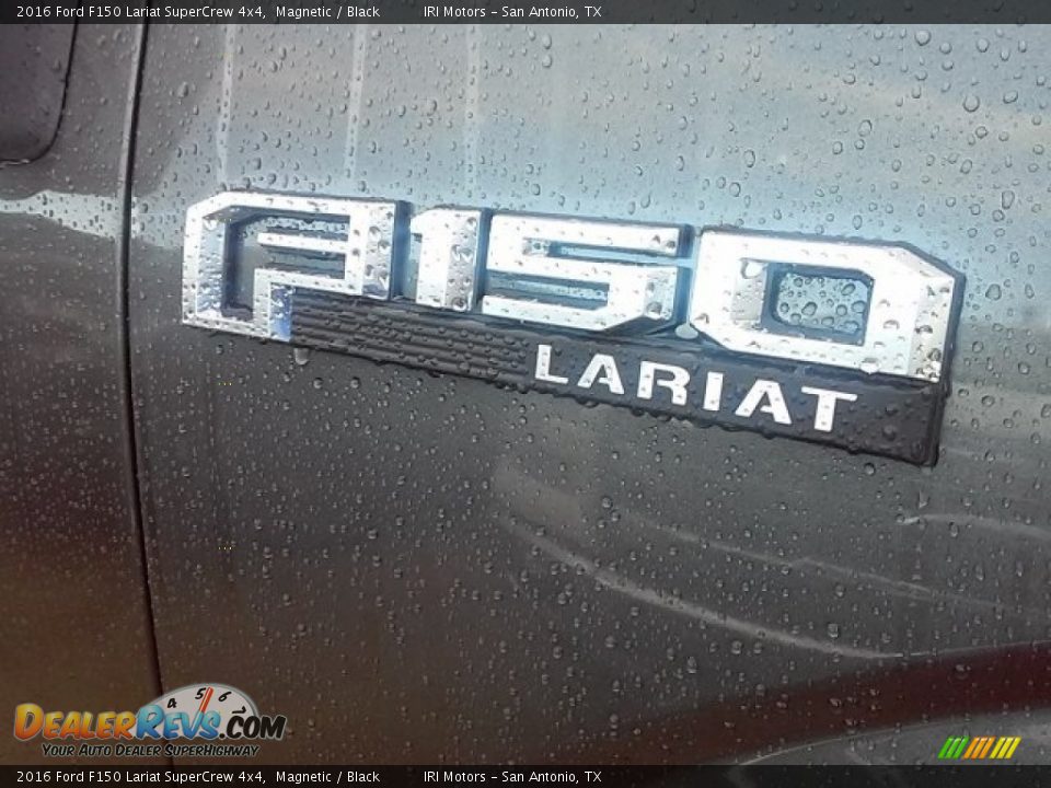 2016 Ford F150 Lariat SuperCrew 4x4 Magnetic / Black Photo #30
