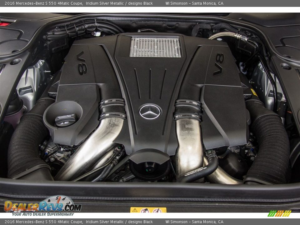 2016 Mercedes-Benz S 550 4Matic Coupe 4.7 Liter biturbo DI DOHC 32-Valve VVT V8 Engine Photo #9