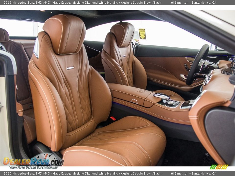 Front Seat of 2016 Mercedes-Benz S 63 AMG 4Matic Coupe Photo #2