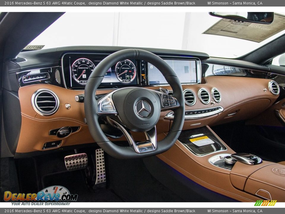 Dashboard of 2016 Mercedes-Benz S 63 AMG 4Matic Coupe Photo #5