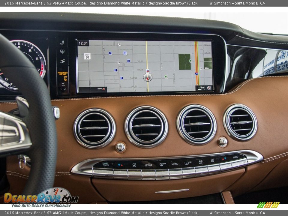 Navigation of 2016 Mercedes-Benz S 63 AMG 4Matic Coupe Photo #8