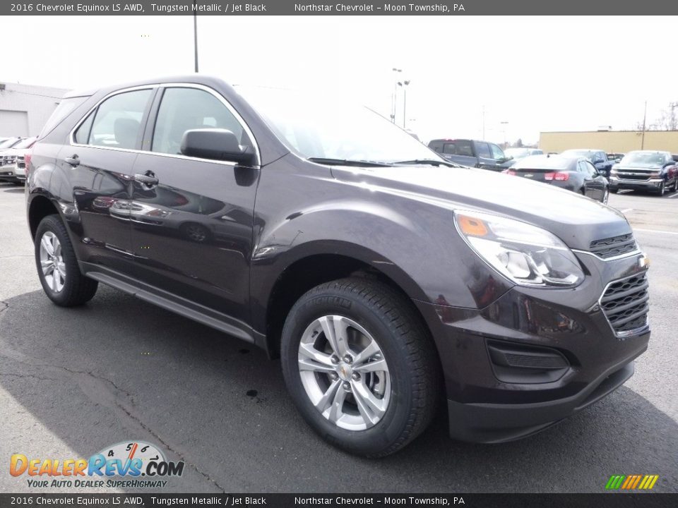 2016 Chevrolet Equinox LS AWD Tungsten Metallic / Jet Black Photo #3