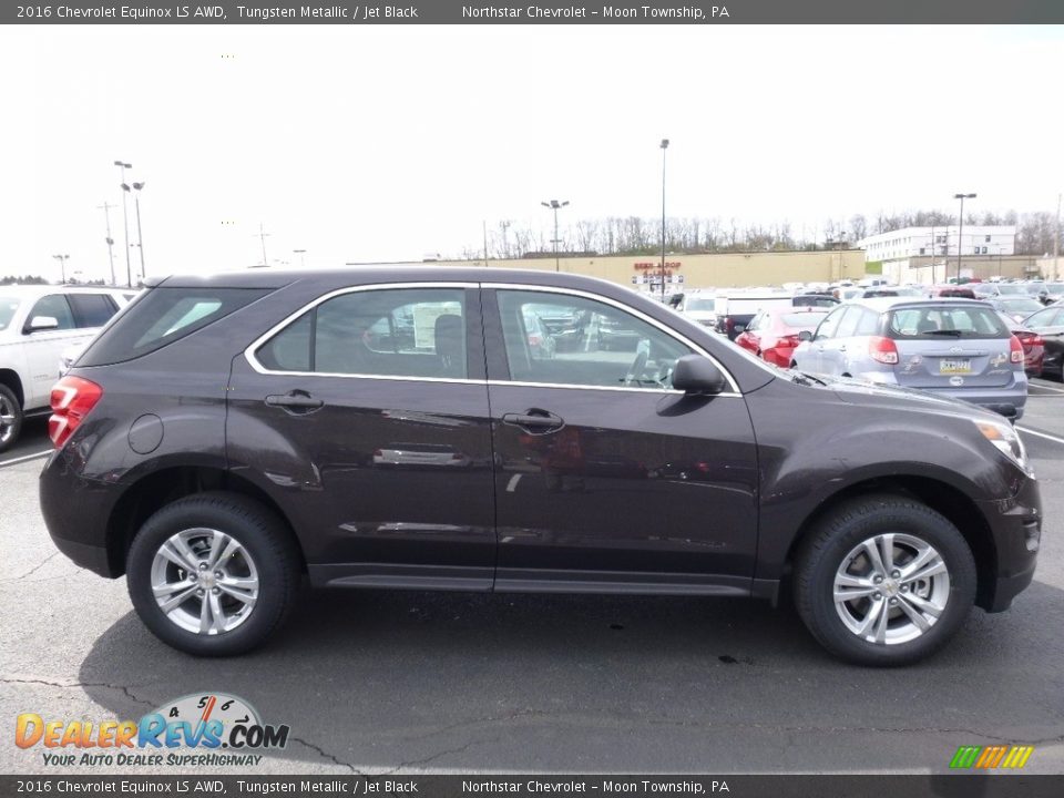 2016 Chevrolet Equinox LS AWD Tungsten Metallic / Jet Black Photo #4