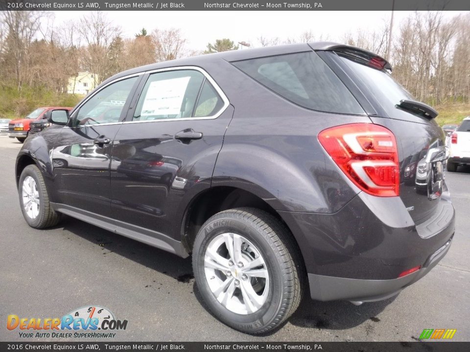 2016 Chevrolet Equinox LS AWD Tungsten Metallic / Jet Black Photo #9
