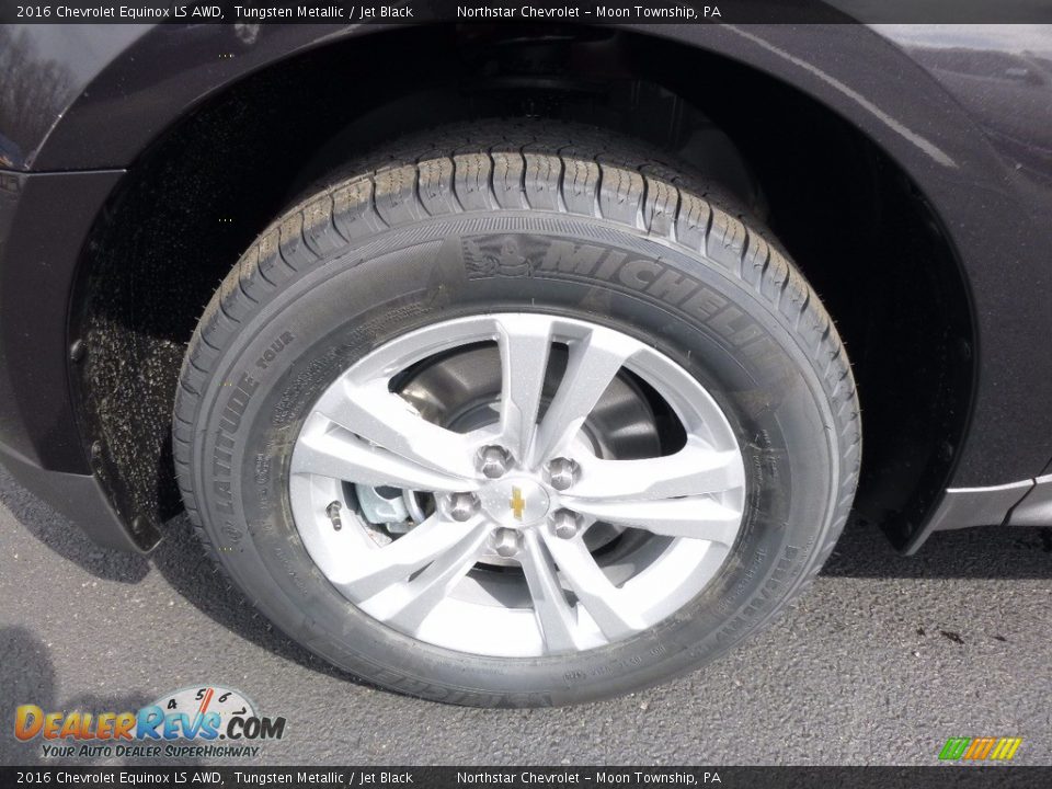 2016 Chevrolet Equinox LS AWD Tungsten Metallic / Jet Black Photo #11