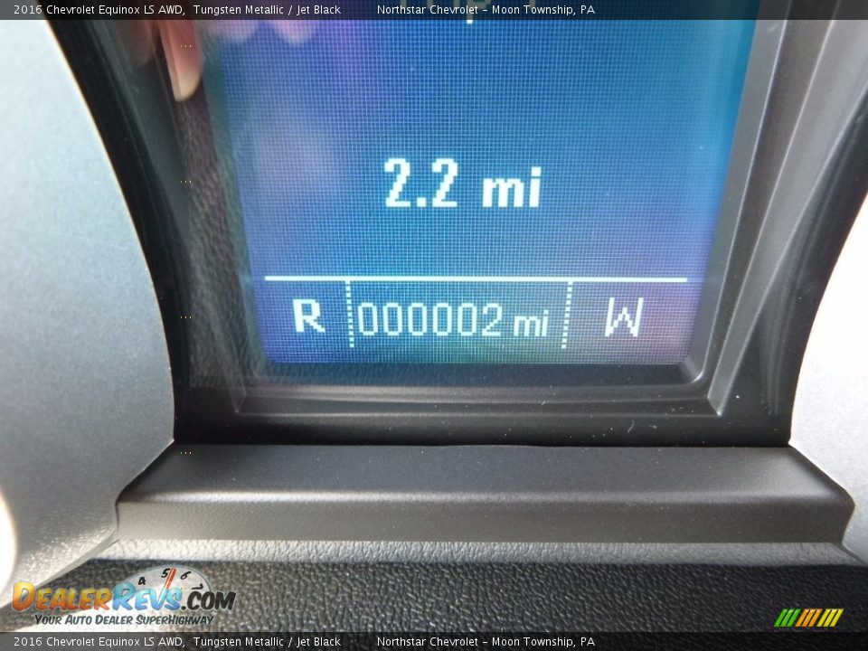 2016 Chevrolet Equinox LS AWD Tungsten Metallic / Jet Black Photo #20