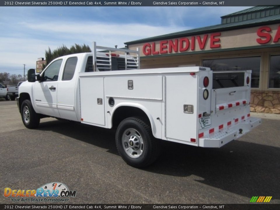 2012 Chevrolet Silverado 2500HD LT Extended Cab 4x4 Summit White / Ebony Photo #4