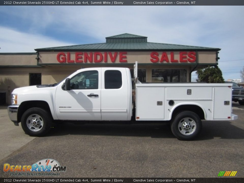 2012 Chevrolet Silverado 2500HD LT Extended Cab 4x4 Summit White / Ebony Photo #5