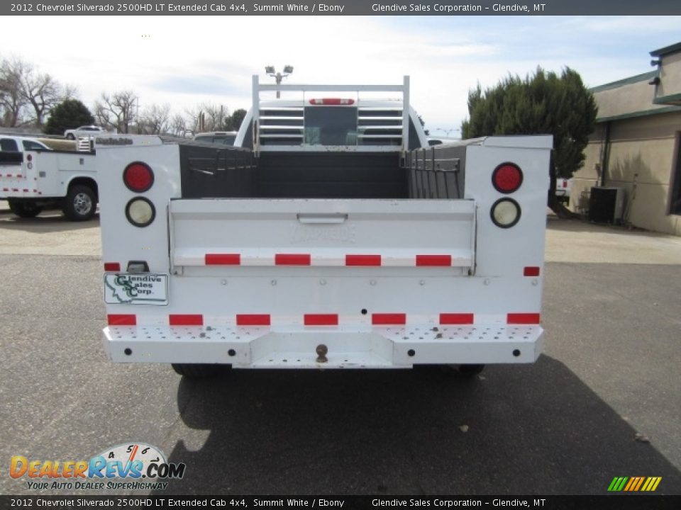 2012 Chevrolet Silverado 2500HD LT Extended Cab 4x4 Summit White / Ebony Photo #8
