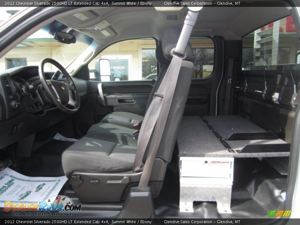 2012 Chevrolet Silverado 2500HD LT Extended Cab 4x4 Summit White / Ebony Photo #11