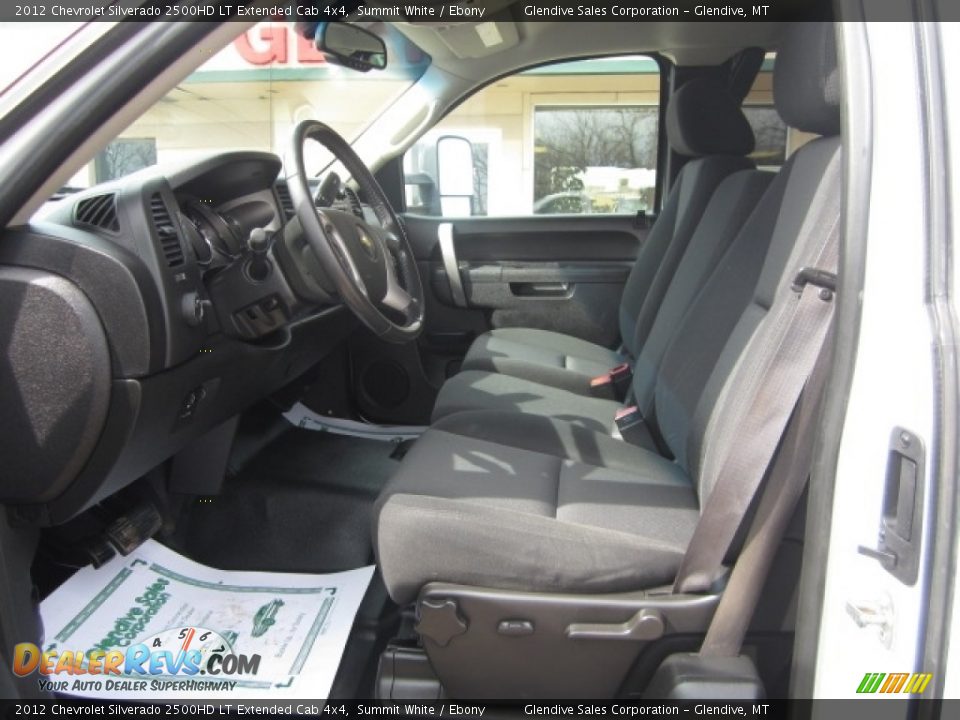 2012 Chevrolet Silverado 2500HD LT Extended Cab 4x4 Summit White / Ebony Photo #12