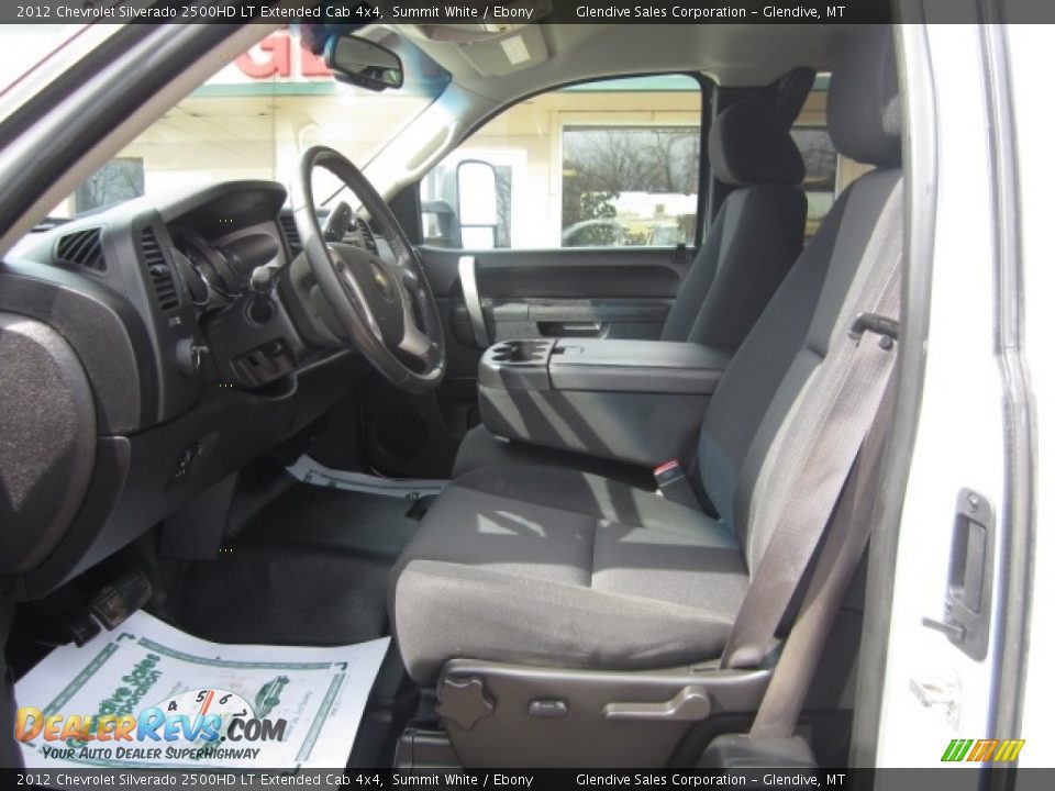 2012 Chevrolet Silverado 2500HD LT Extended Cab 4x4 Summit White / Ebony Photo #13