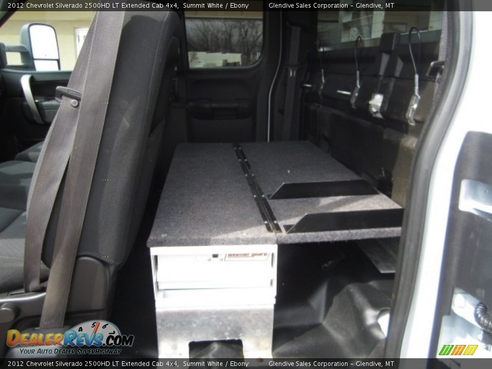 2012 Chevrolet Silverado 2500HD LT Extended Cab 4x4 Summit White / Ebony Photo #14