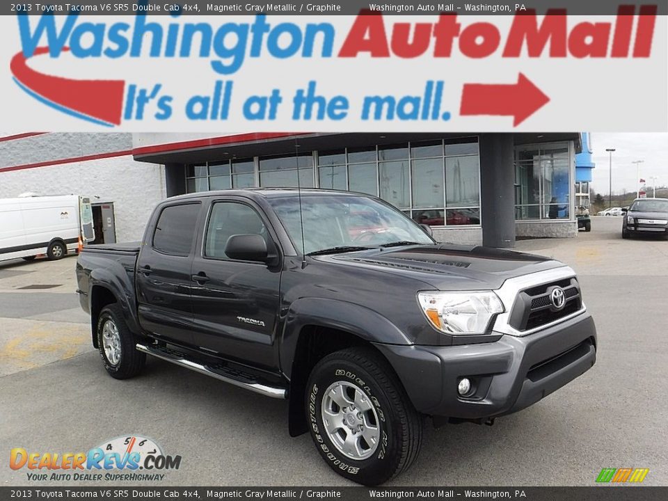 2013 Toyota Tacoma V6 SR5 Double Cab 4x4 Magnetic Gray Metallic / Graphite Photo #1