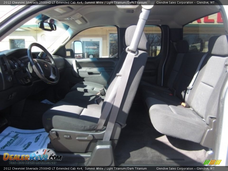 2012 Chevrolet Silverado 2500HD LT Extended Cab 4x4 Summit White / Light Titanium/Dark Titanium Photo #11