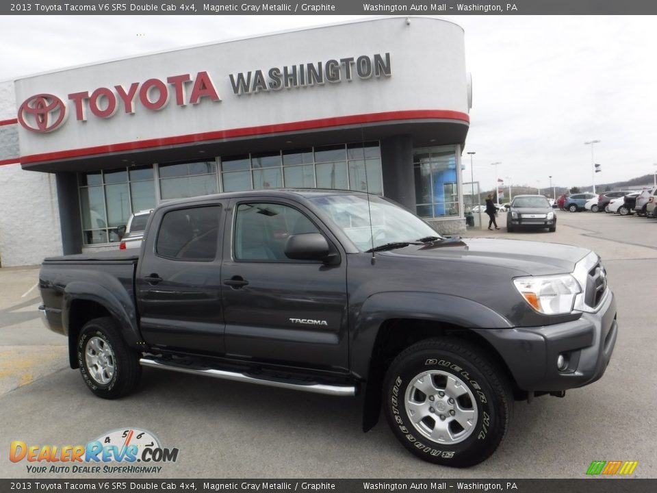 2013 Toyota Tacoma V6 SR5 Double Cab 4x4 Magnetic Gray Metallic / Graphite Photo #2