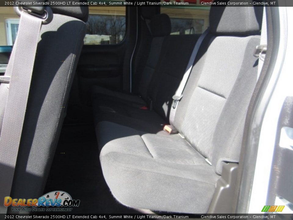 2012 Chevrolet Silverado 2500HD LT Extended Cab 4x4 Summit White / Light Titanium/Dark Titanium Photo #14
