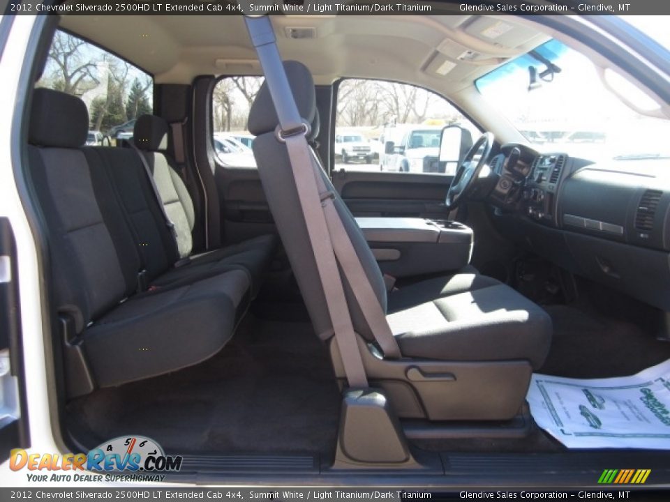 2012 Chevrolet Silverado 2500HD LT Extended Cab 4x4 Summit White / Light Titanium/Dark Titanium Photo #15