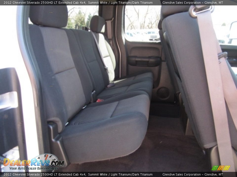 2012 Chevrolet Silverado 2500HD LT Extended Cab 4x4 Summit White / Light Titanium/Dark Titanium Photo #18