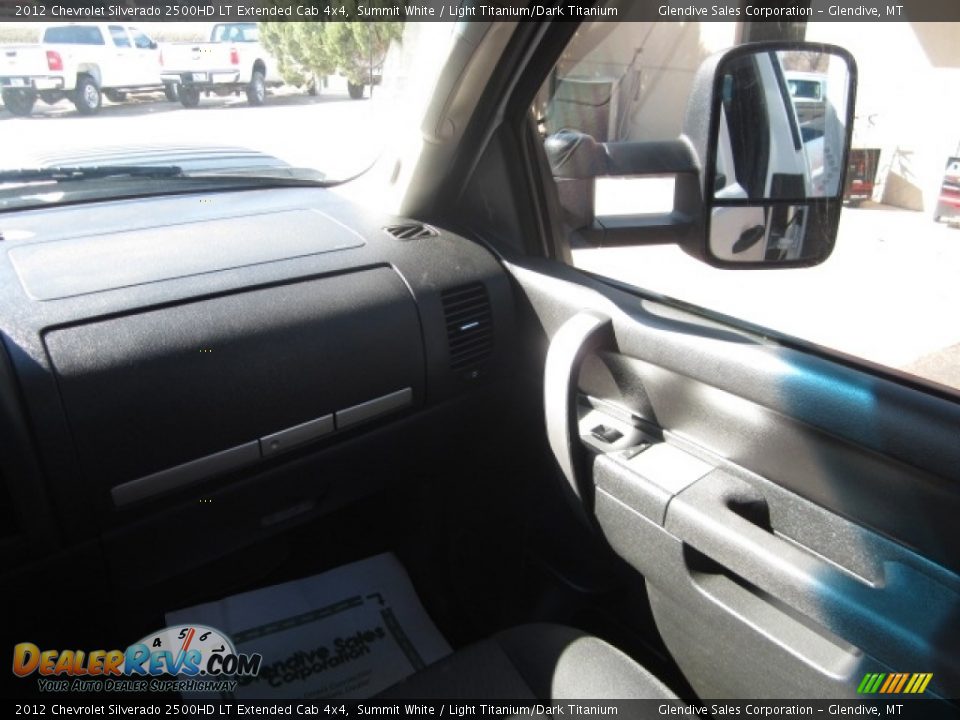 2012 Chevrolet Silverado 2500HD LT Extended Cab 4x4 Summit White / Light Titanium/Dark Titanium Photo #22