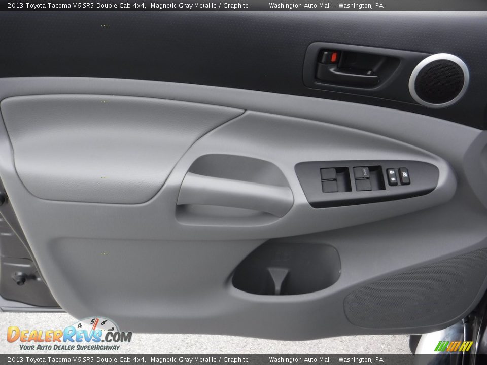 2013 Toyota Tacoma V6 SR5 Double Cab 4x4 Magnetic Gray Metallic / Graphite Photo #14