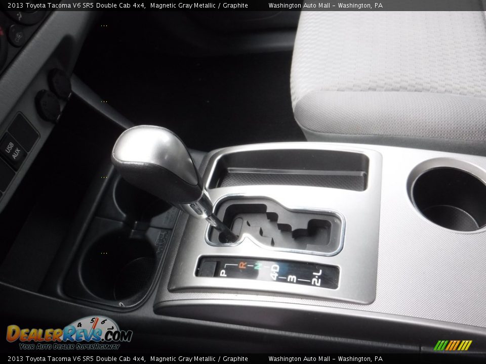2013 Toyota Tacoma V6 SR5 Double Cab 4x4 Magnetic Gray Metallic / Graphite Photo #15