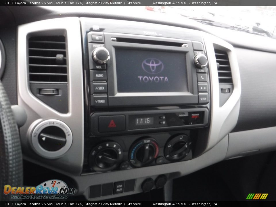 2013 Toyota Tacoma V6 SR5 Double Cab 4x4 Magnetic Gray Metallic / Graphite Photo #16