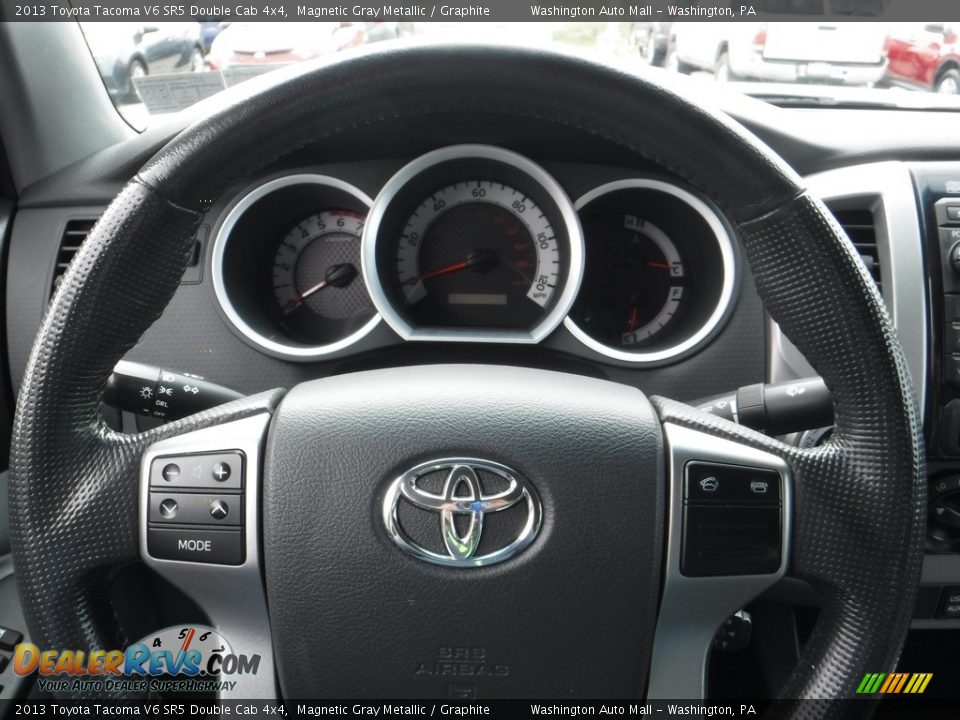 2013 Toyota Tacoma V6 SR5 Double Cab 4x4 Magnetic Gray Metallic / Graphite Photo #19