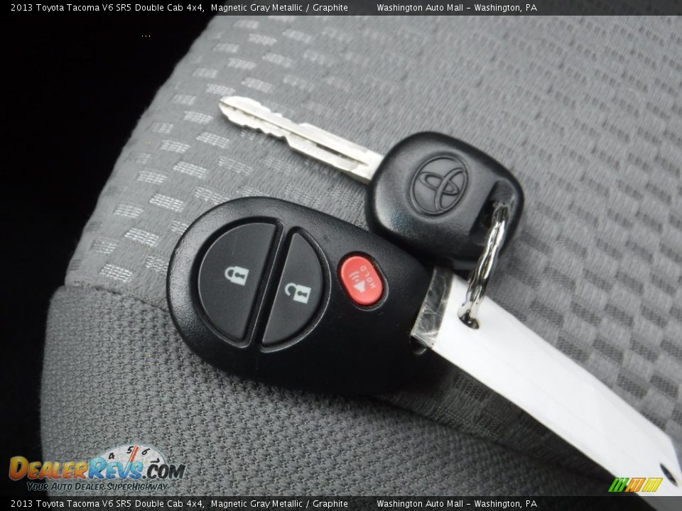 2013 Toyota Tacoma V6 SR5 Double Cab 4x4 Magnetic Gray Metallic / Graphite Photo #22