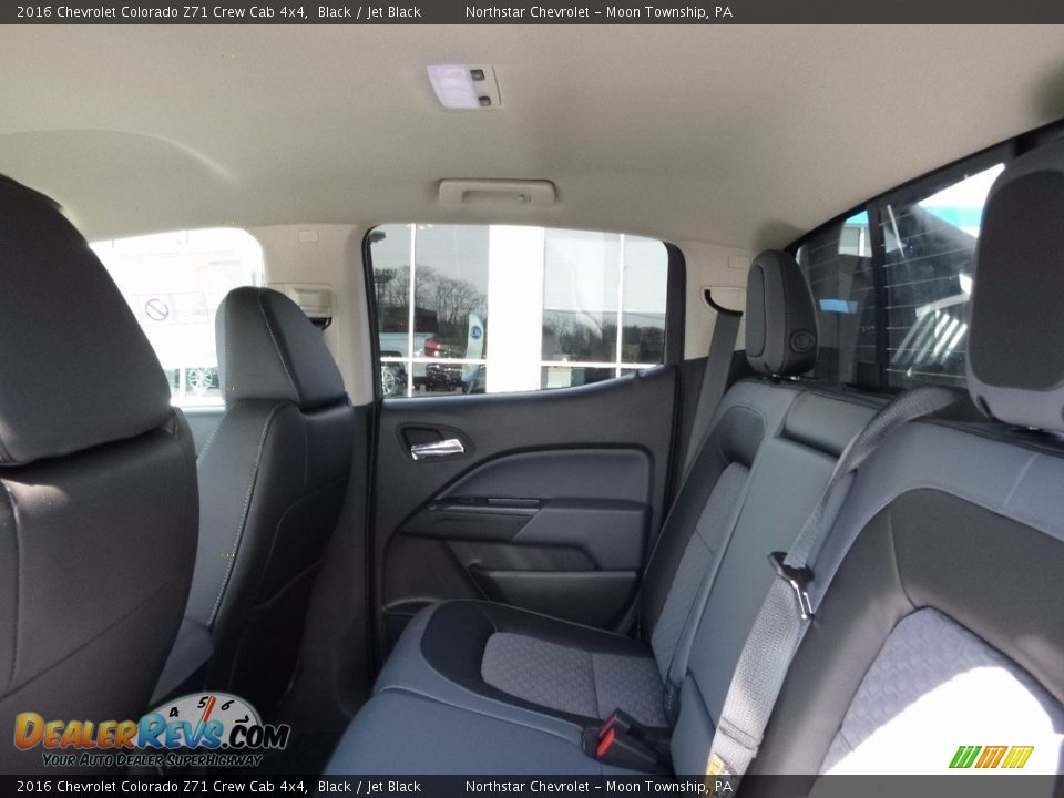2016 Chevrolet Colorado Z71 Crew Cab 4x4 Black / Jet Black Photo #11