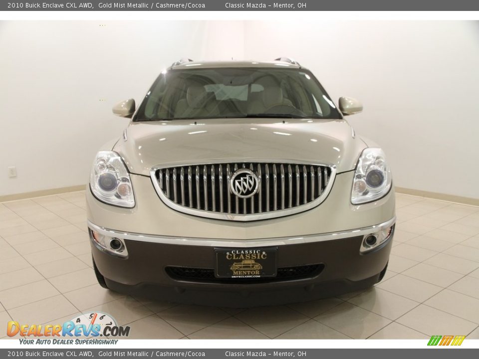2010 Buick Enclave CXL AWD Gold Mist Metallic / Cashmere/Cocoa Photo #2