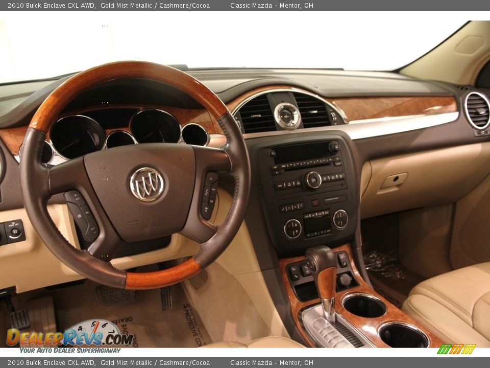 2010 Buick Enclave CXL AWD Gold Mist Metallic / Cashmere/Cocoa Photo #6
