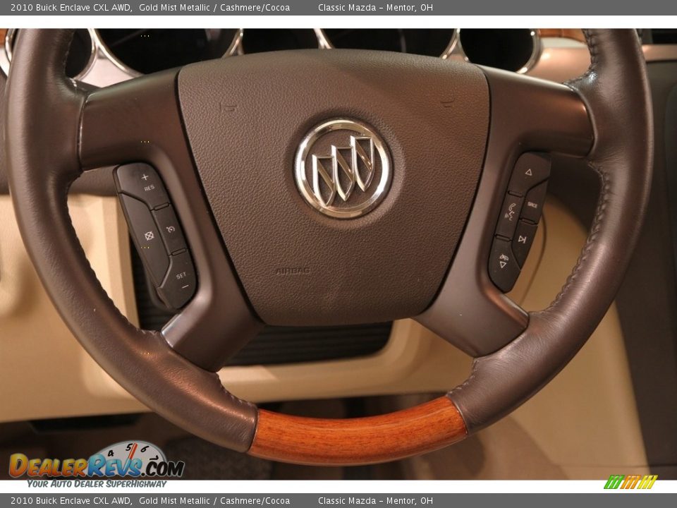 2010 Buick Enclave CXL AWD Gold Mist Metallic / Cashmere/Cocoa Photo #7