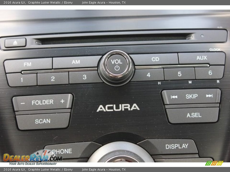 2016 Acura ILX Graphite Luster Metallic / Ebony Photo #29