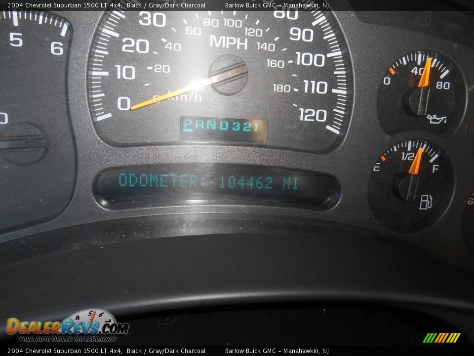 2004 Chevrolet Suburban 1500 LT 4x4 Black / Gray/Dark Charcoal Photo #8