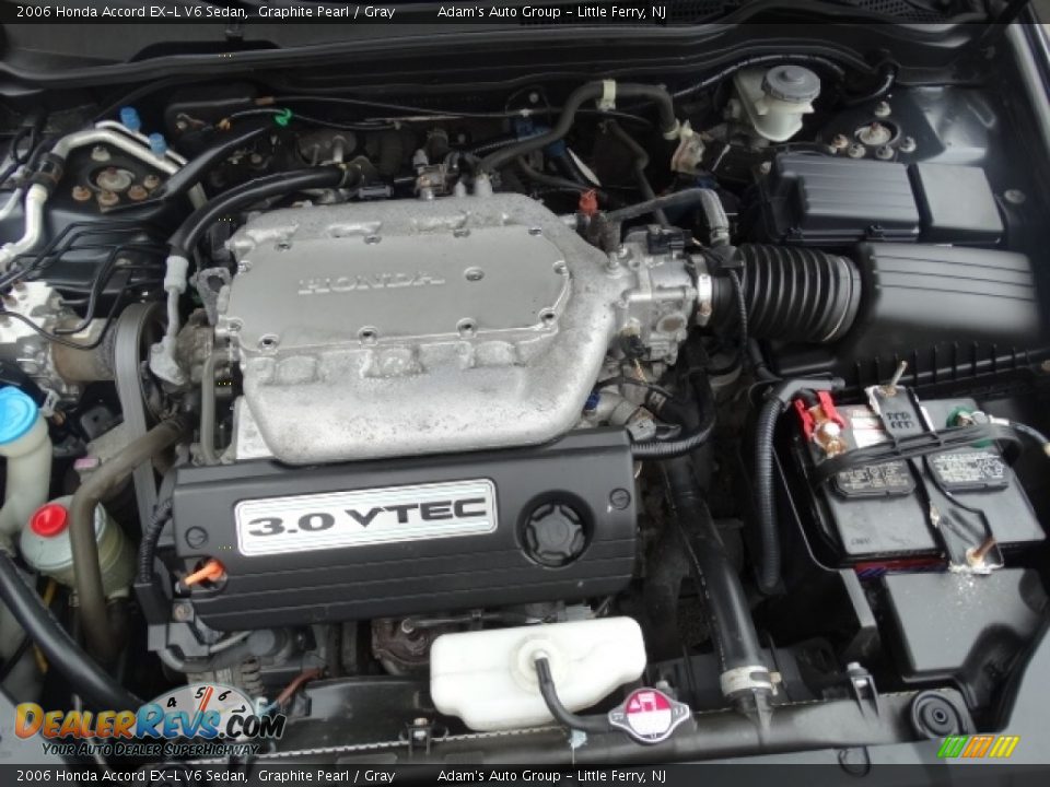 2006 Honda Accord EX-L V6 Sedan Graphite Pearl / Gray Photo #23