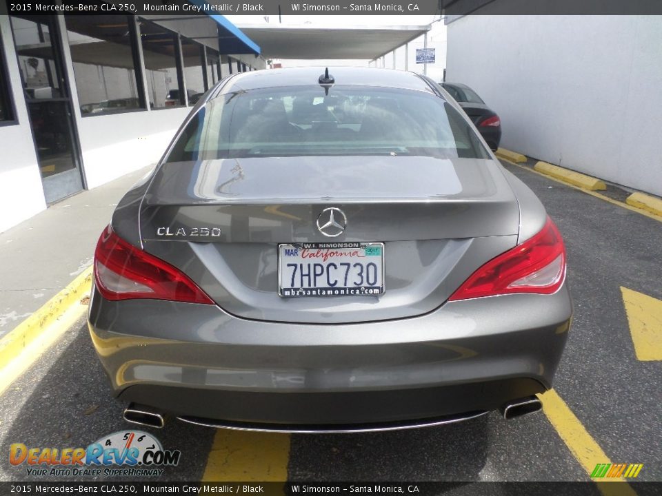 2015 Mercedes-Benz CLA 250 Mountain Grey Metallic / Black Photo #3