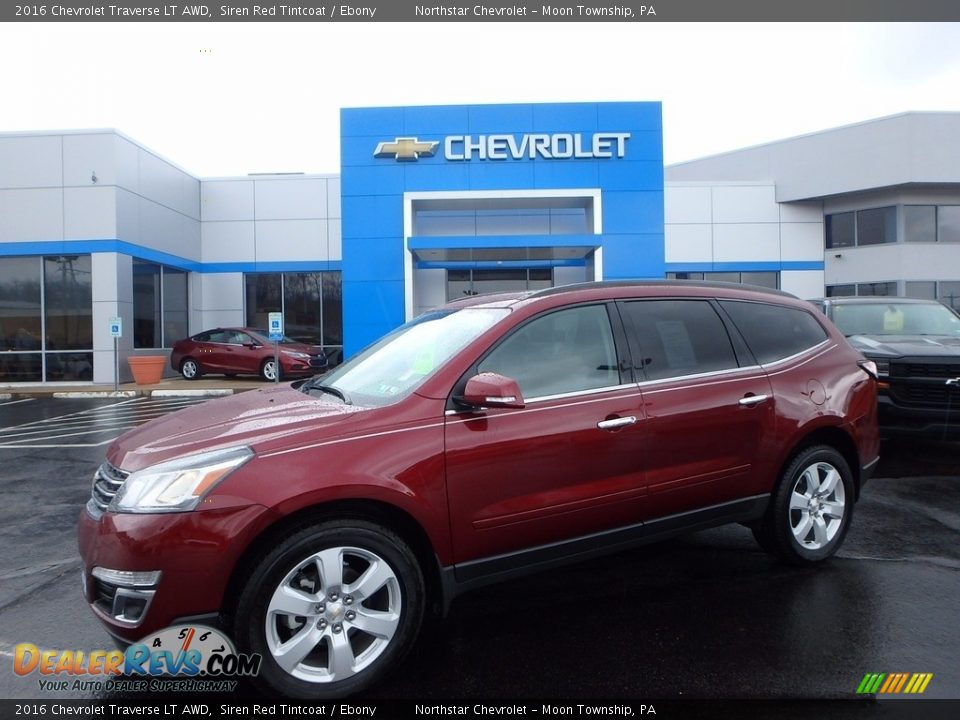 2016 Chevrolet Traverse LT AWD Siren Red Tintcoat / Ebony Photo #1