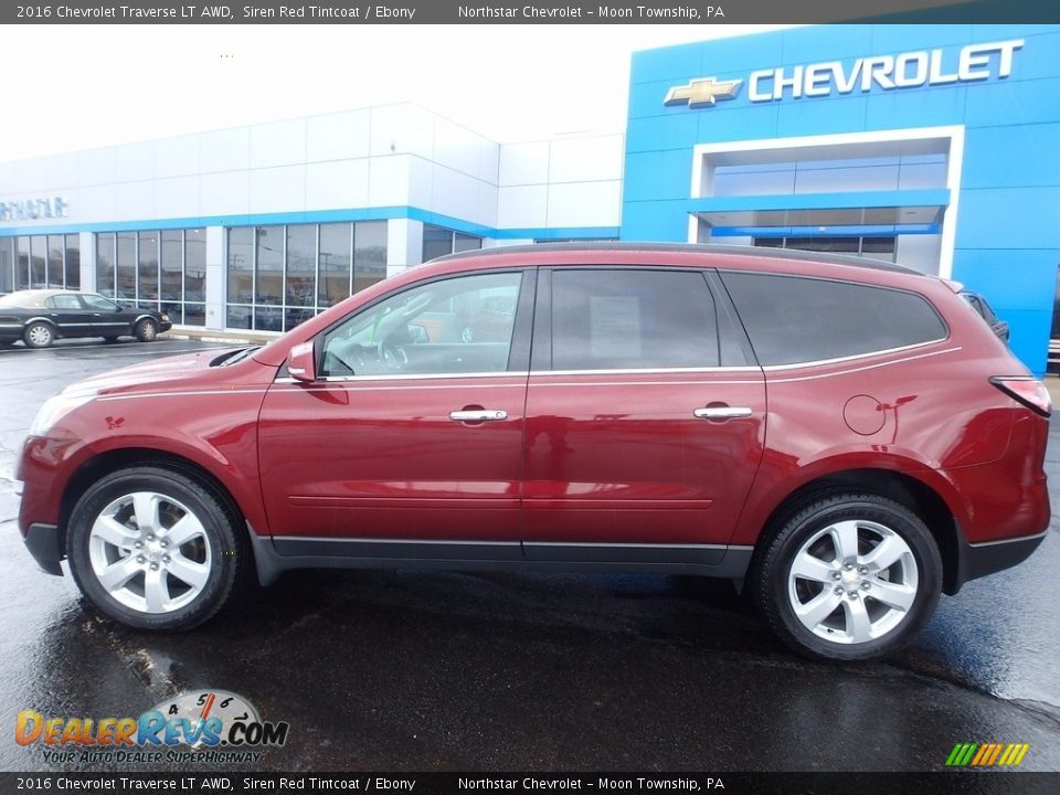 2016 Chevrolet Traverse LT AWD Siren Red Tintcoat / Ebony Photo #3