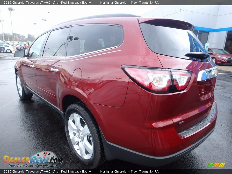 2016 Chevrolet Traverse LT AWD Siren Red Tintcoat / Ebony Photo #4