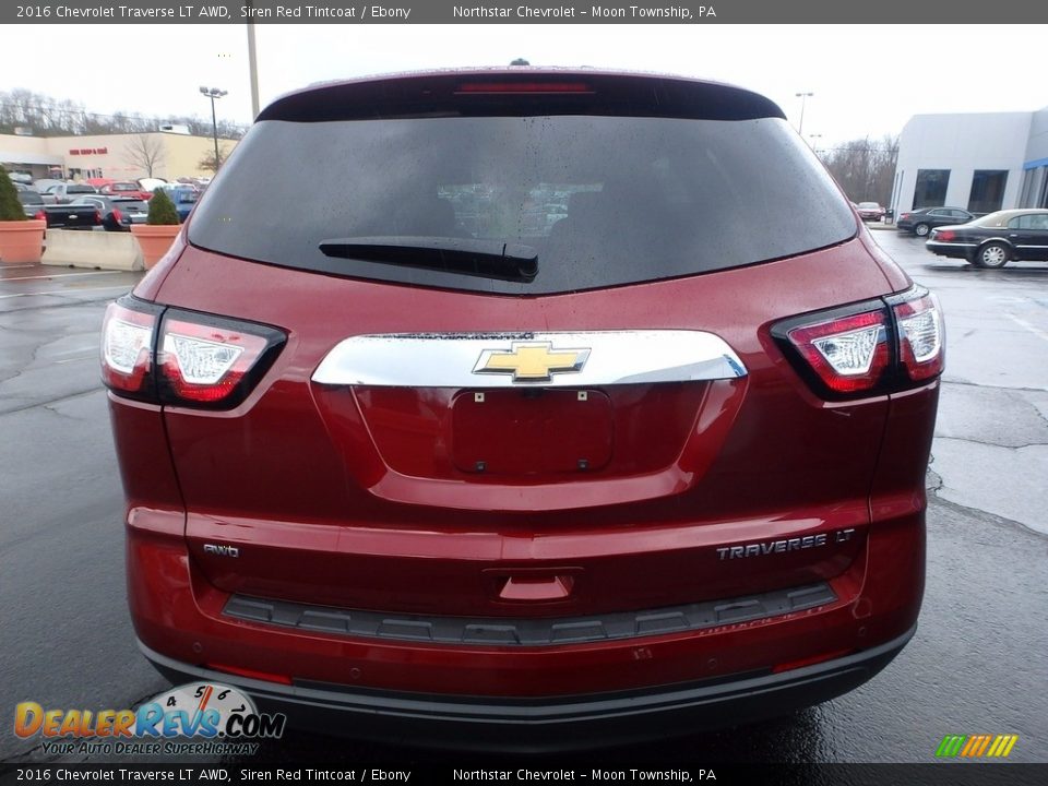 2016 Chevrolet Traverse LT AWD Siren Red Tintcoat / Ebony Photo #6