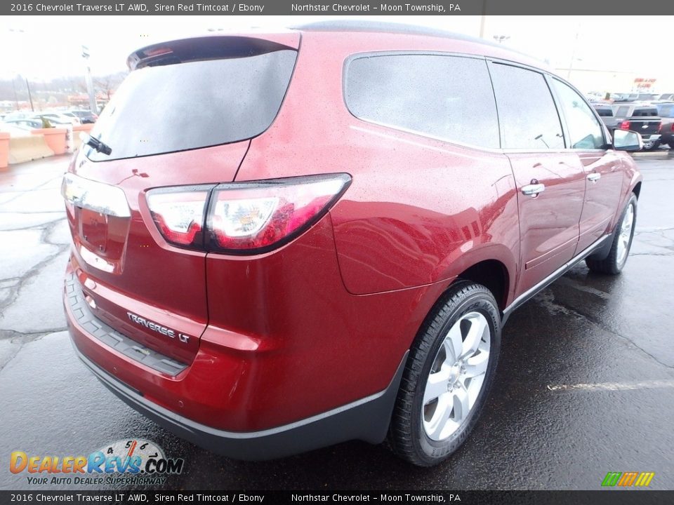 2016 Chevrolet Traverse LT AWD Siren Red Tintcoat / Ebony Photo #8