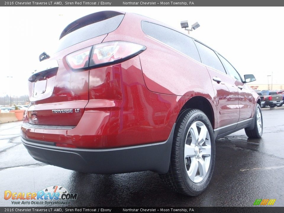 2016 Chevrolet Traverse LT AWD Siren Red Tintcoat / Ebony Photo #9