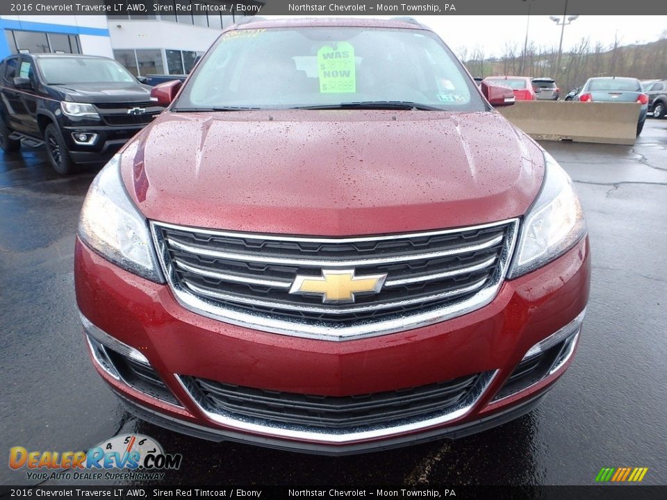 2016 Chevrolet Traverse LT AWD Siren Red Tintcoat / Ebony Photo #13