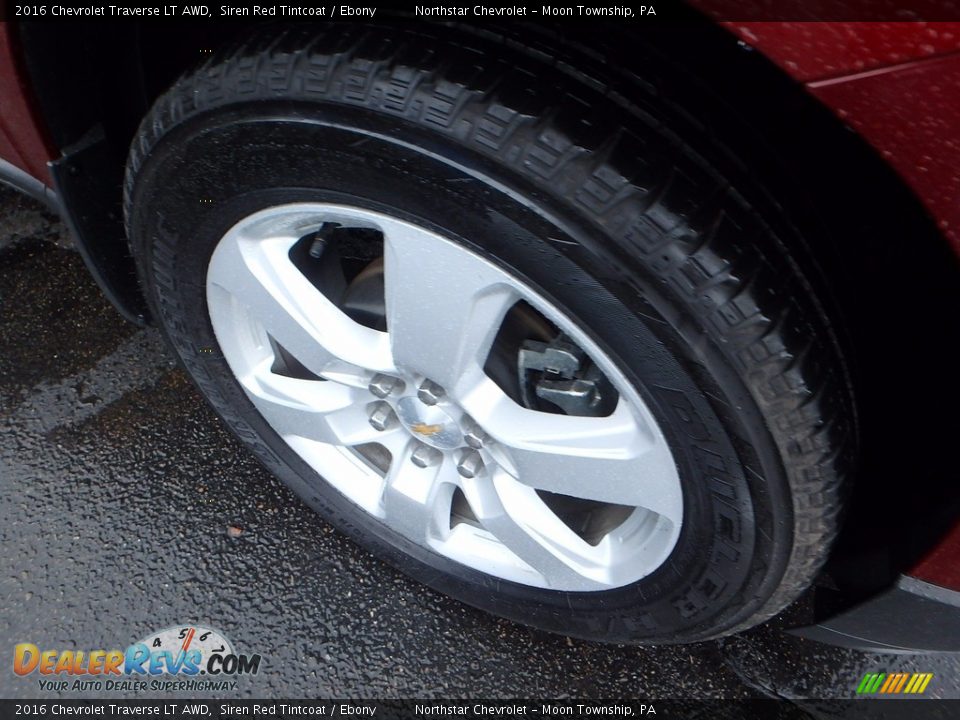 2016 Chevrolet Traverse LT AWD Siren Red Tintcoat / Ebony Photo #14