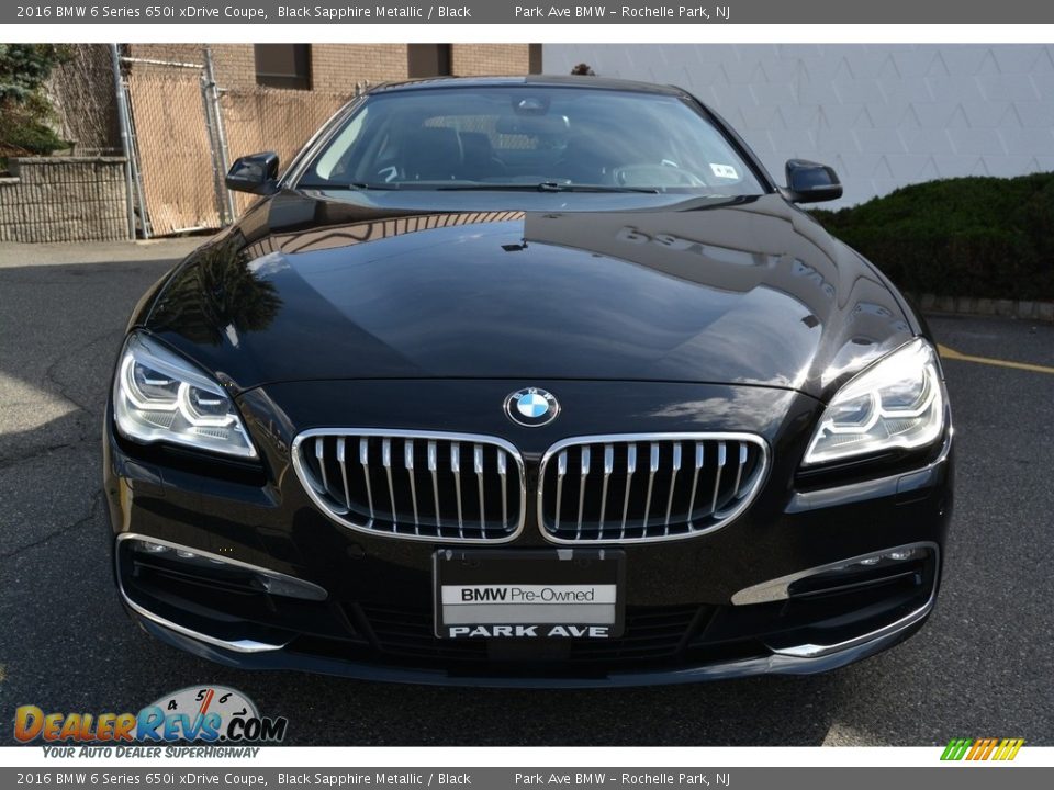 2016 BMW 6 Series 650i xDrive Coupe Black Sapphire Metallic / Black Photo #7