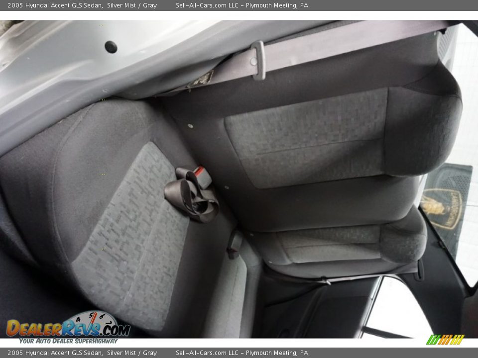 2005 Hyundai Accent GLS Sedan Silver Mist / Gray Photo #20