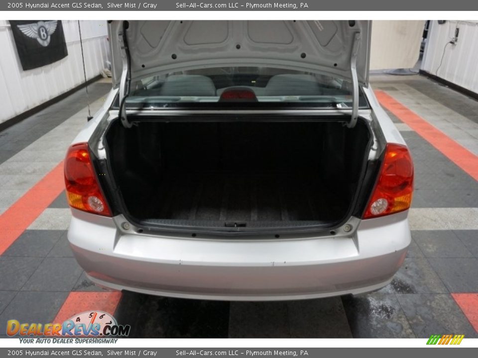 2005 Hyundai Accent GLS Sedan Silver Mist / Gray Photo #21