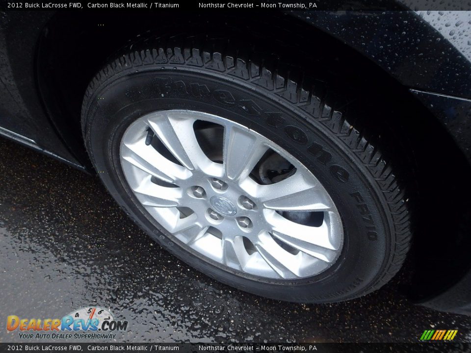 2012 Buick LaCrosse FWD Carbon Black Metallic / Titanium Photo #14